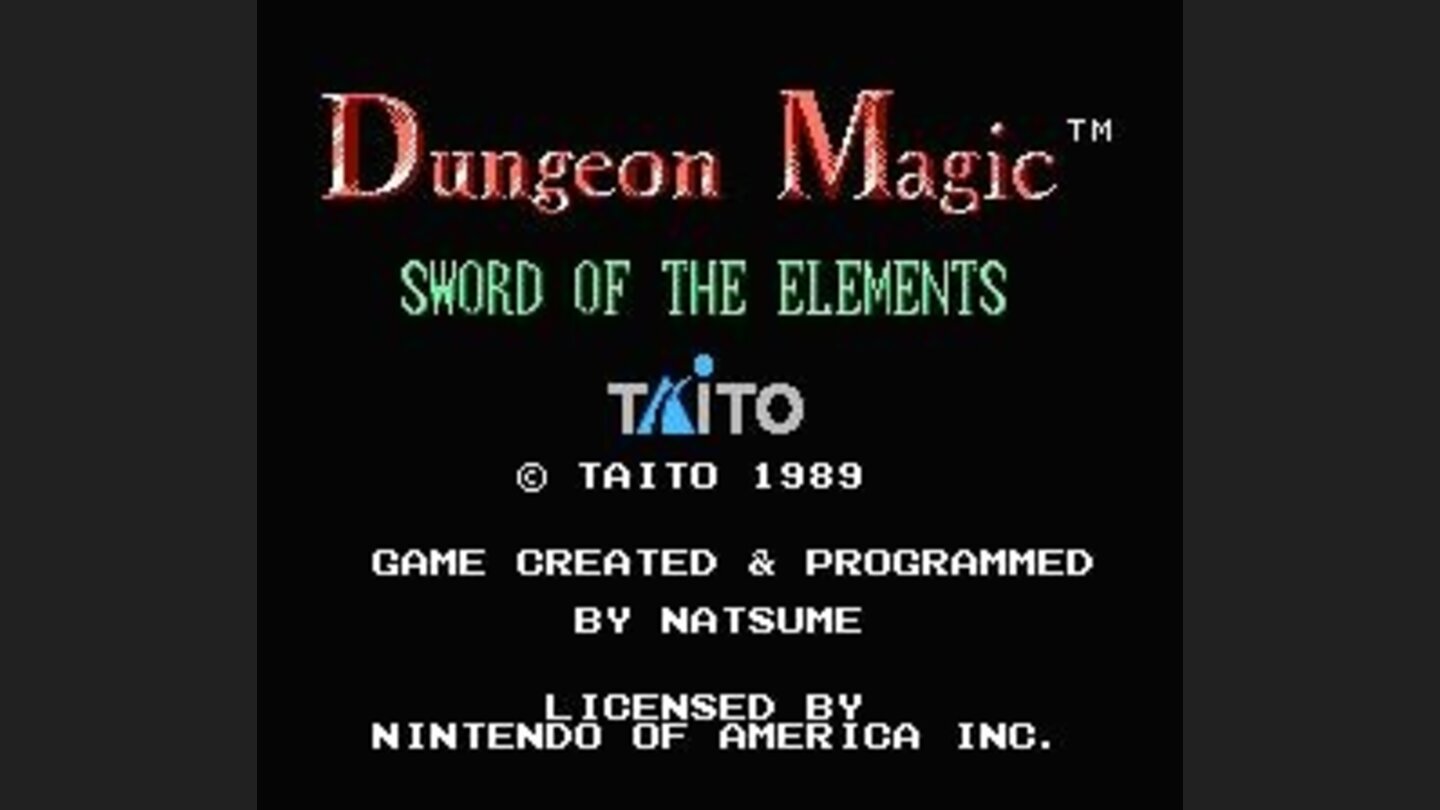 Title screen