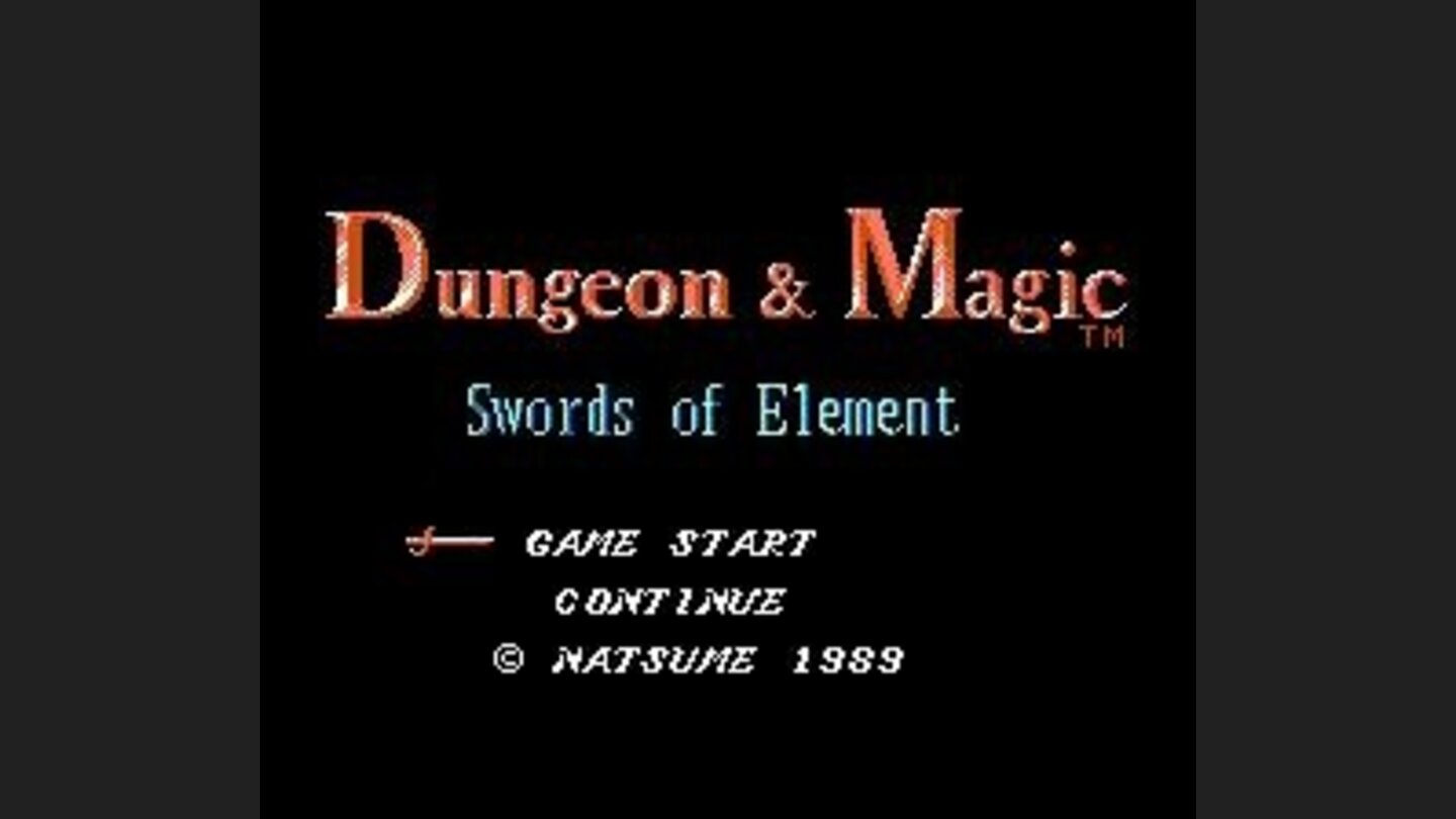 Japan Title screen