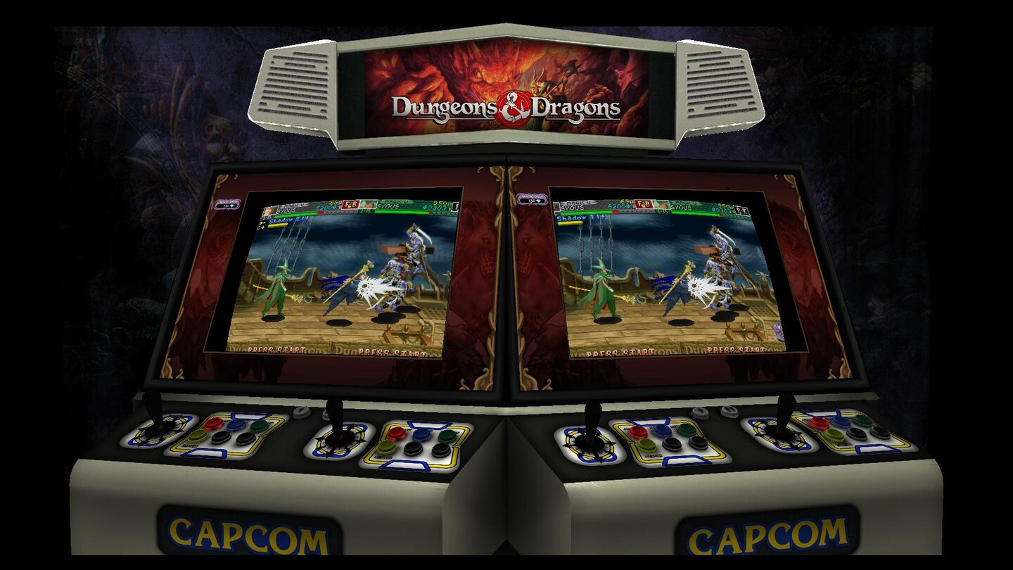 Dungeons & Dragons: Chronicles of MystaraMan kann es aber auch übertreiben: Diese Doppelansicht ist zwar nett gemeint, aber beinahe unspielbar.