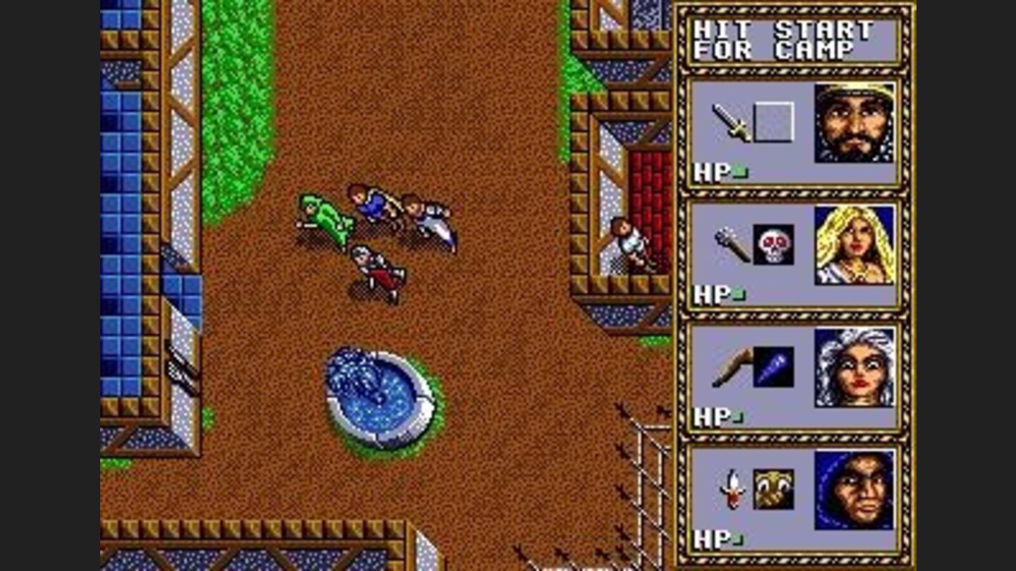 Walk around in the save castle area.