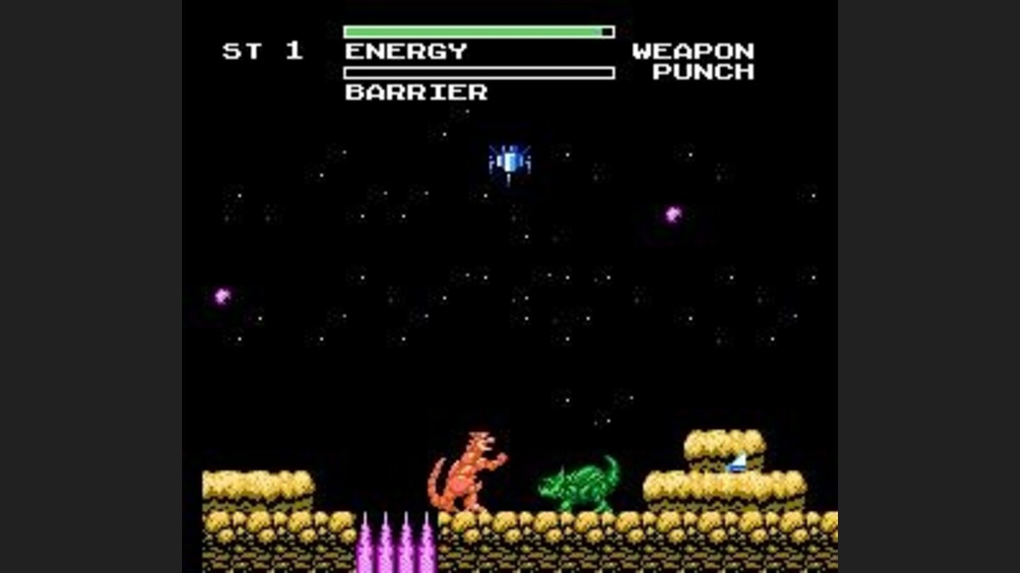 Fighting a robo-triceratops by punching