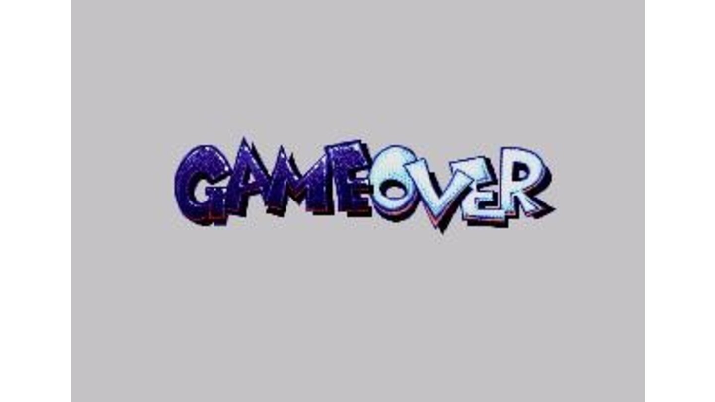 Game over screen