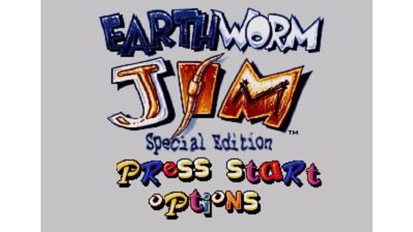 Title screen with main menu