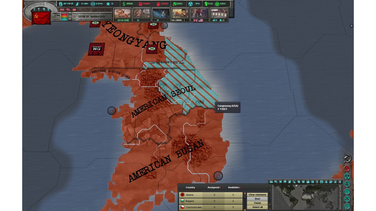 East vs. West: A Hearts of Iron Game