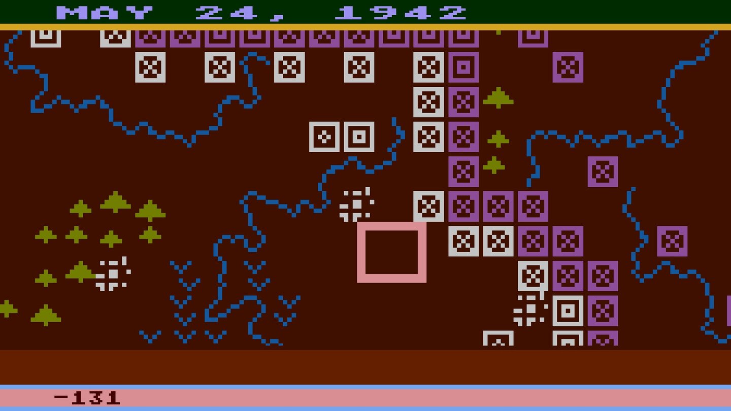 Eastern Front 1941 (1981)Chris Crawfords Atari-800-Entwicklung macht vor, wie die nächste Generation der Computer-Rundenstrategie aussieht: scrollende Landkarte, einfache Joystick-Bedienung, knackige KI.
