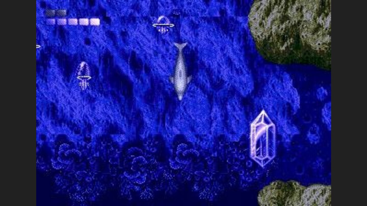 Swimming down to the bottom, to discover a crystal