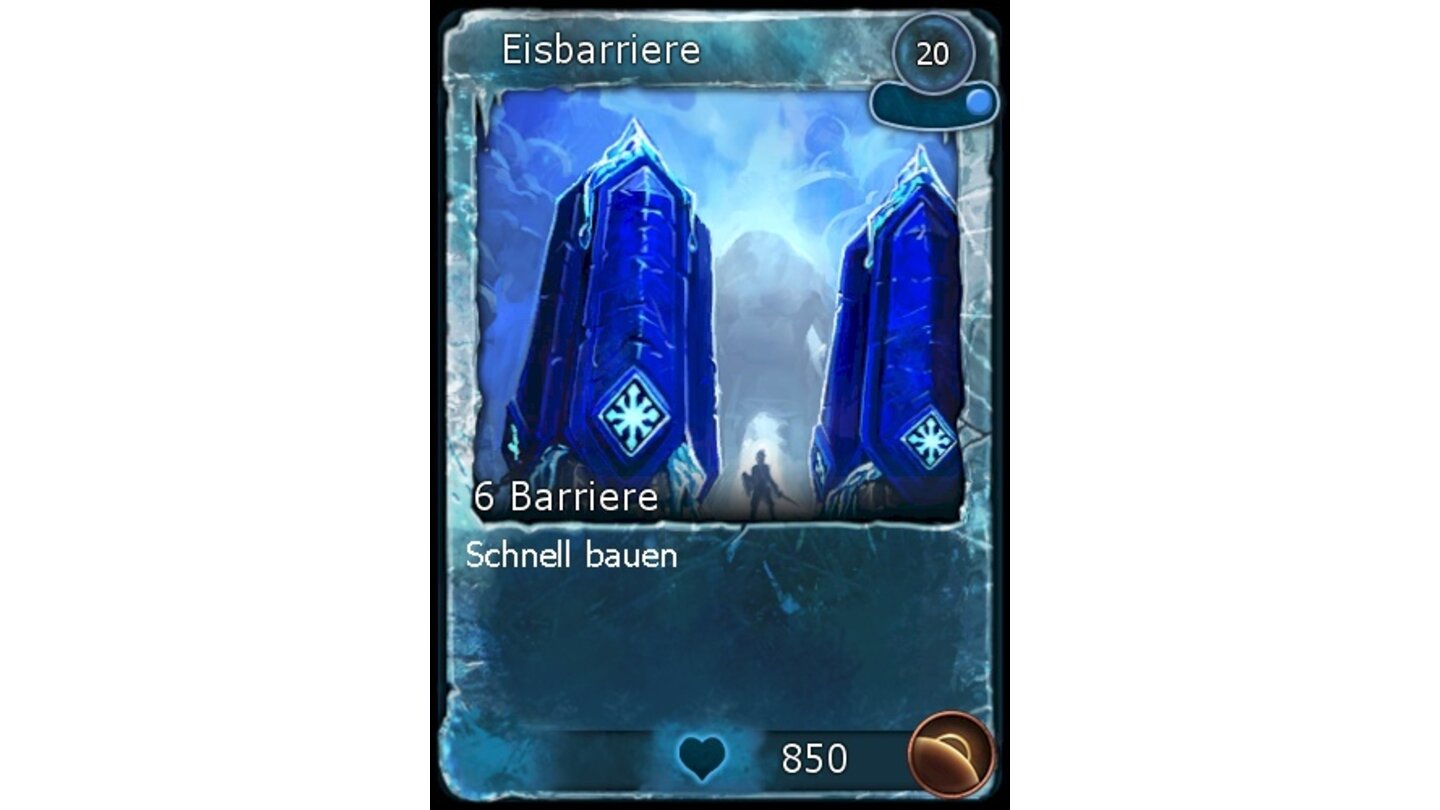 Battleforge - Frost-Deck: Eisbarriere