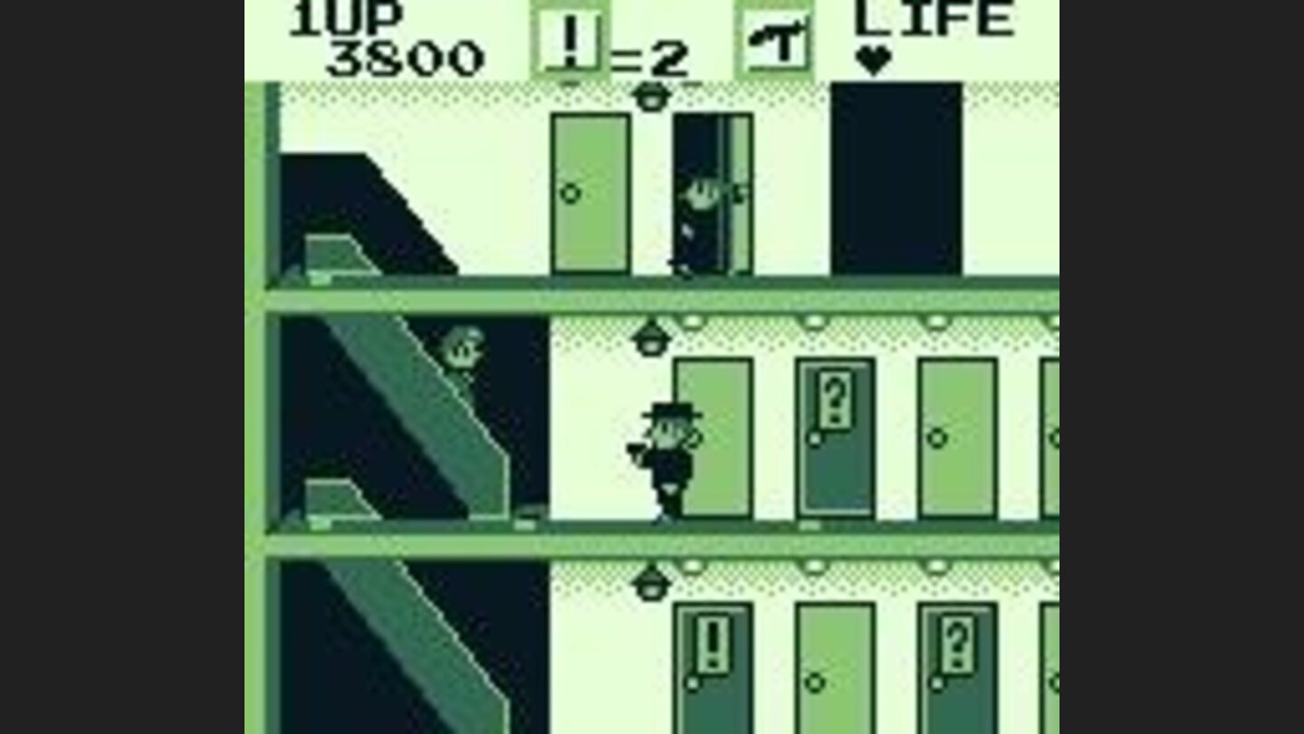 Entering a door with some documents inside