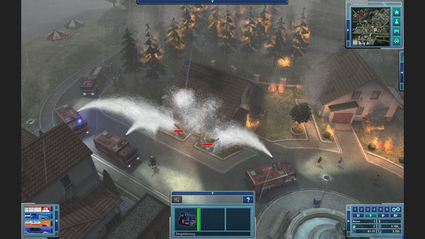 Emergency 2012PC-Screenshots aus der Test-Version von Emergency 2012.