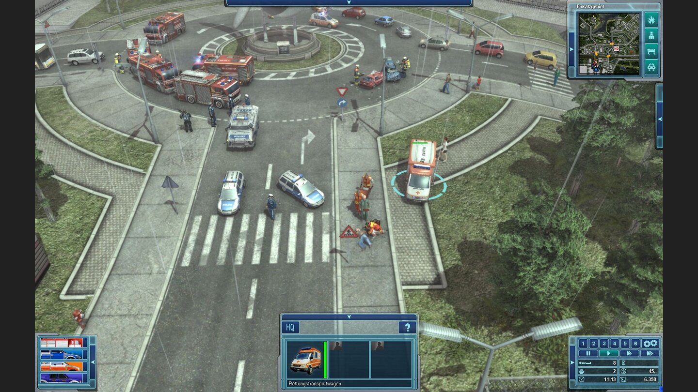 Emergency 2012PC-Screenshots aus der Test-Version von Emergency 2012.