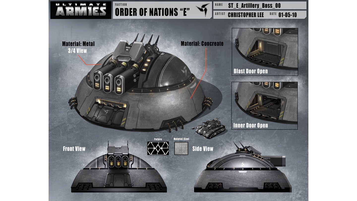 End of Nations - Artworks und Konzeptzeichnungen