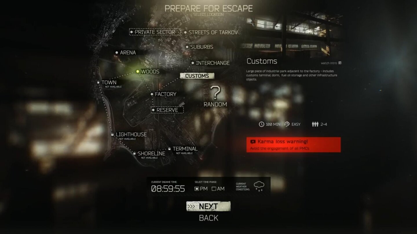 Escape from Tarkov - Screenshots aus dem Alpha-Livestream