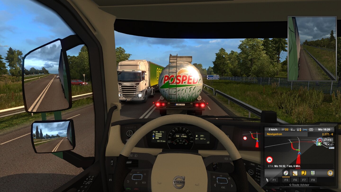 Euro Truck Simulator 2 Titanium-EditionFeierabendverkehr – da kann Linksabbiegen schon mal dauern