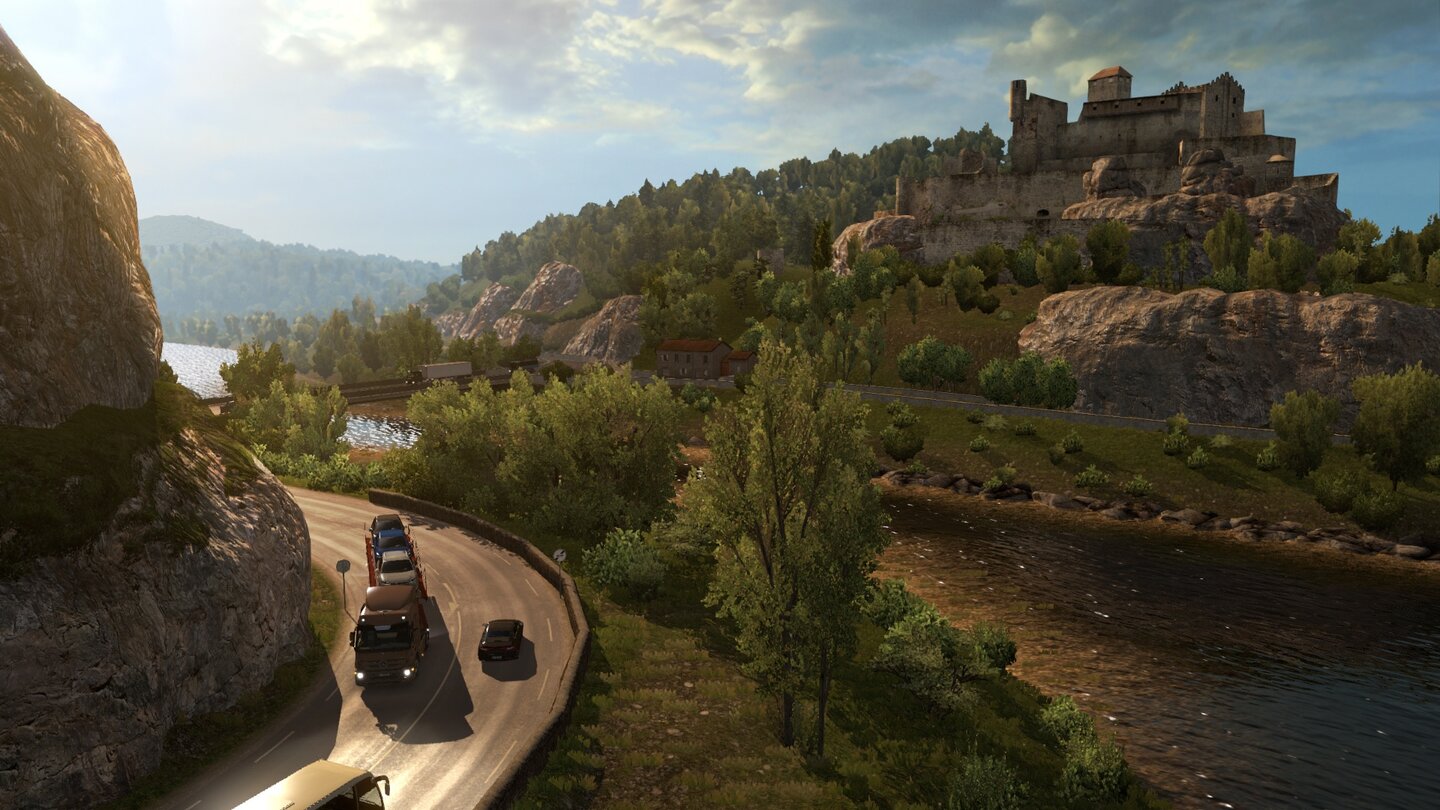 Euro Truck Simulator 2Screenshots aus der Erweiterung »Viva la France!«