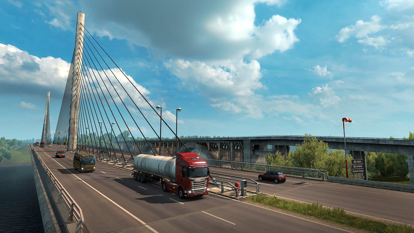 Euro Truck Simulator 2Screenshots aus der Erweiterung »Viva la France!«