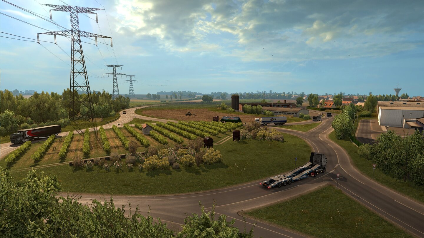 Euro Truck Simulator 2Screenshots aus der Erweiterung »Viva la France!«