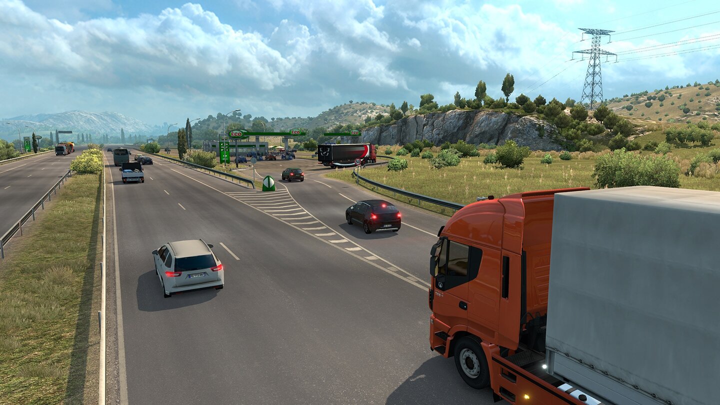 Euro Truck Simulator 2Screenshots aus der Erweiterung »Viva la France!«