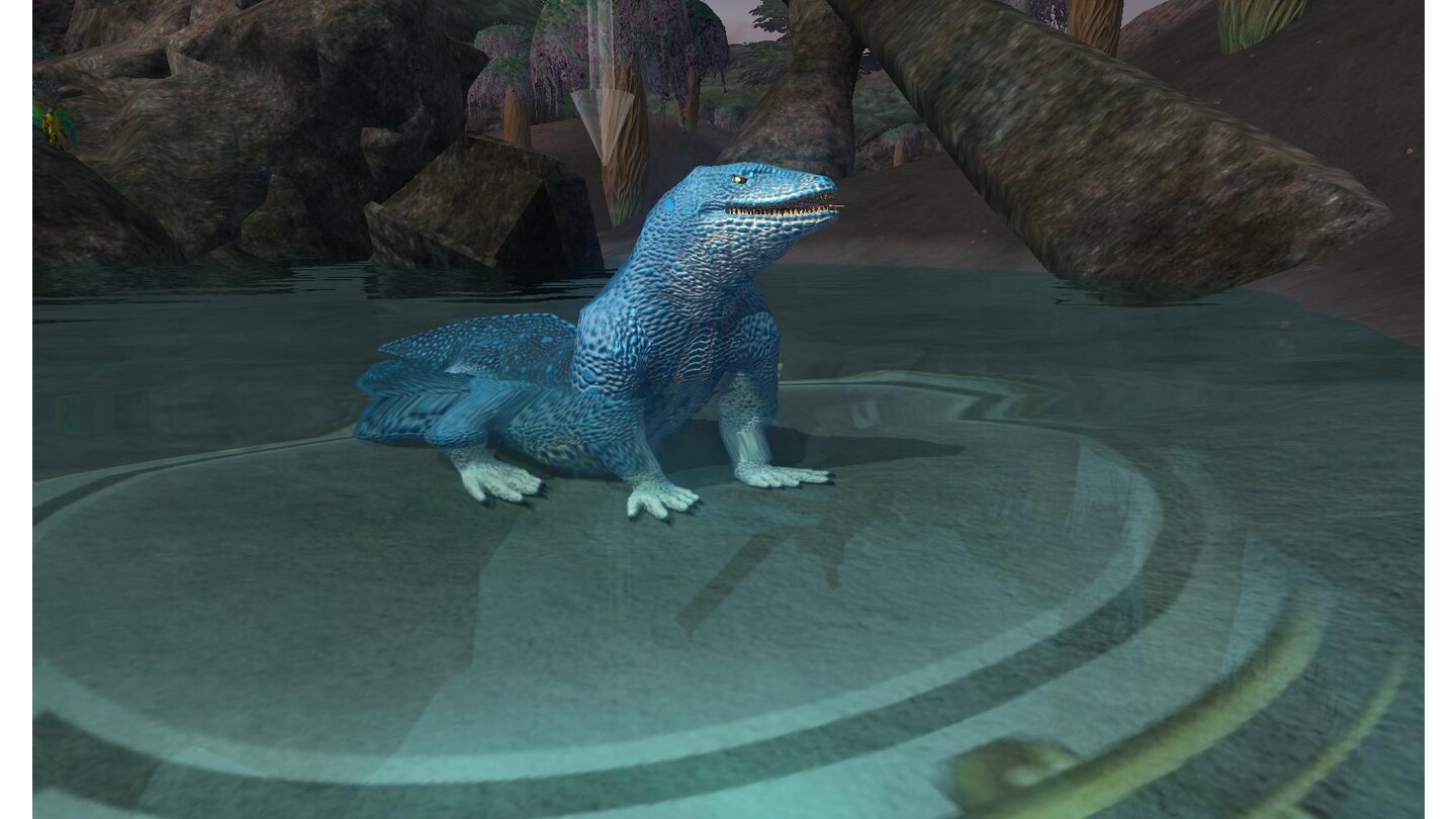 Everquest 2 ExtendedWenn wir schon keinen Dino finden, geben wir uns mit einer Riesenechse zufrieden.