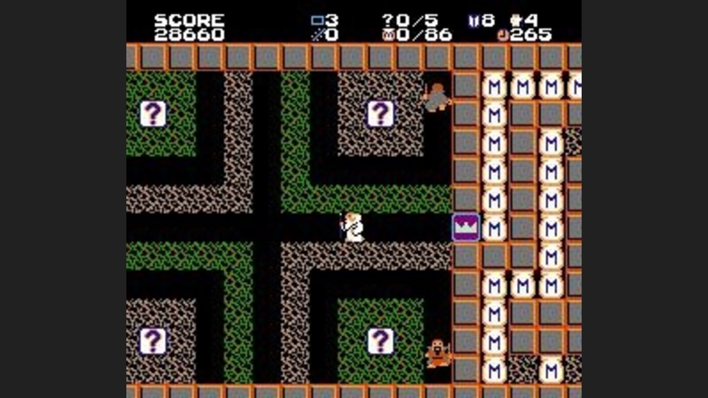 These question marks are guarded