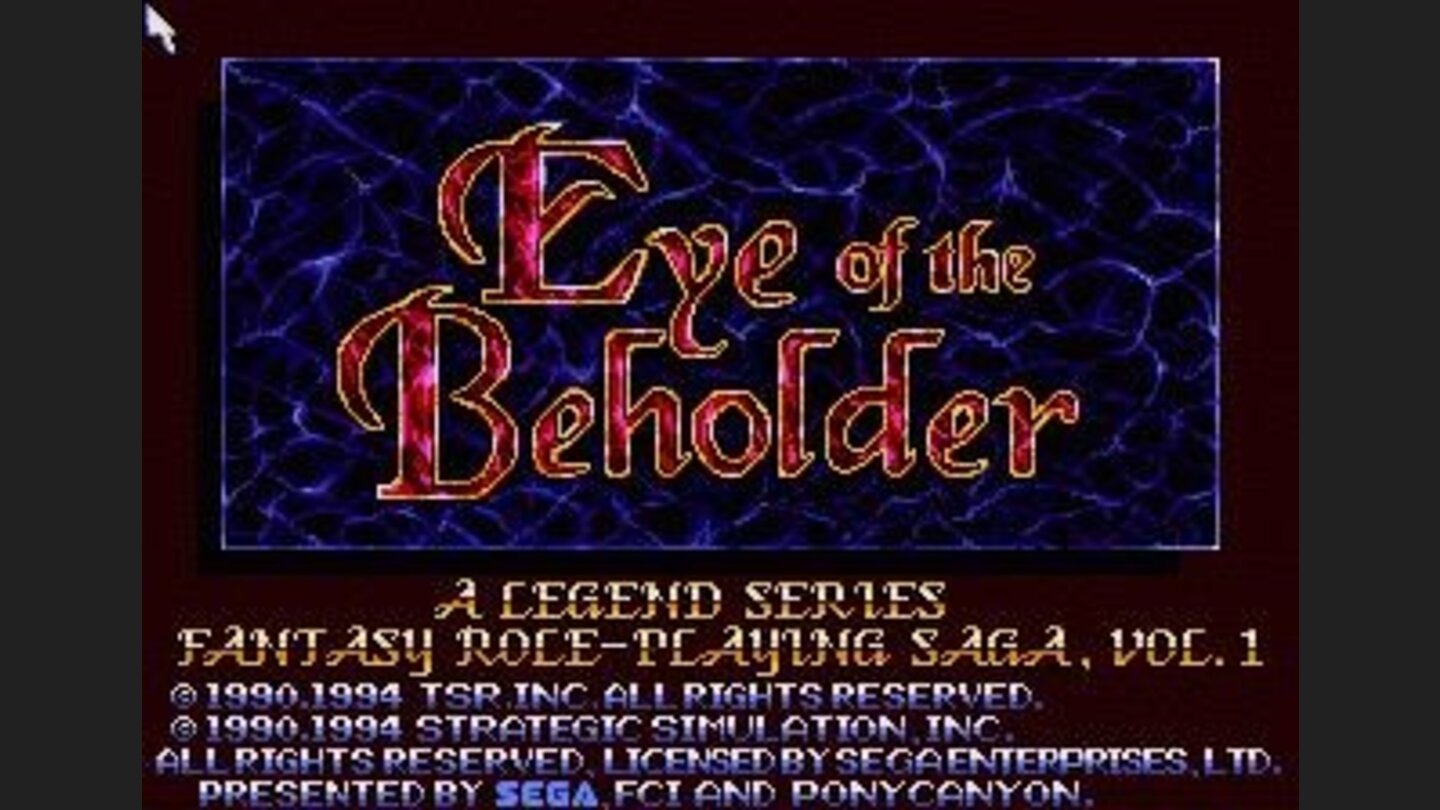 Title screen