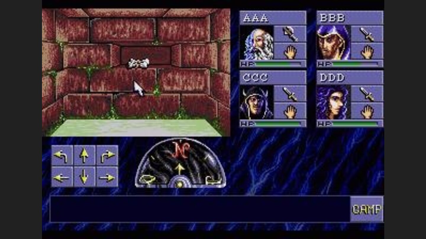 Find a magic scrolls in the walls.