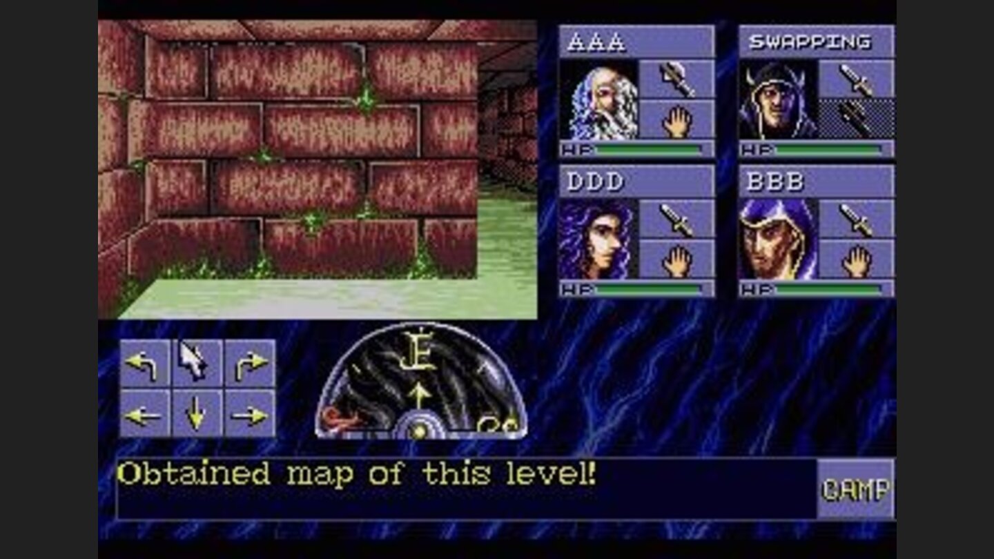 On each level you can find the map.
