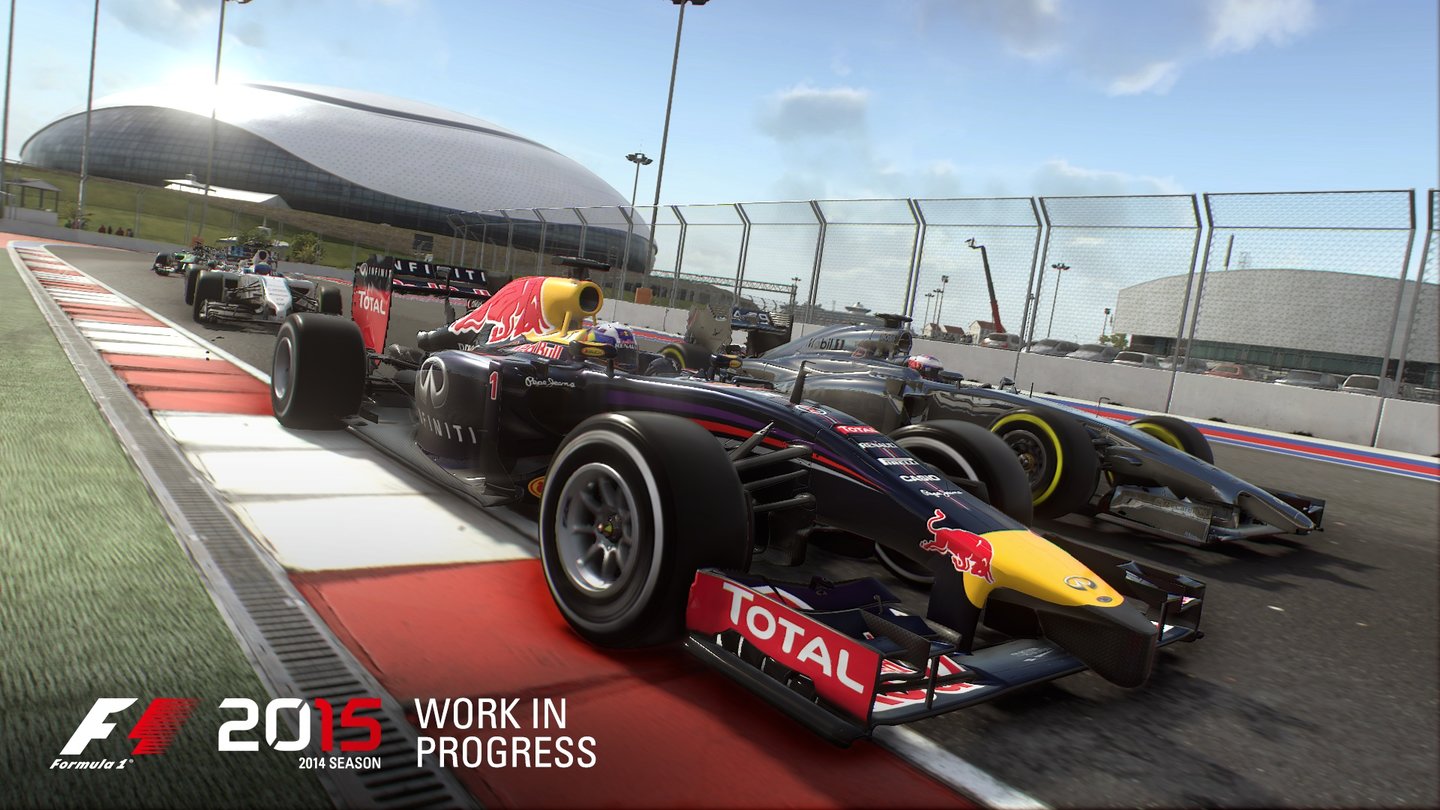 F1 2015Grafikboost: Die Ego Engine 4.0 sorgt für detailliertere Fahrzeuge und Strecken.