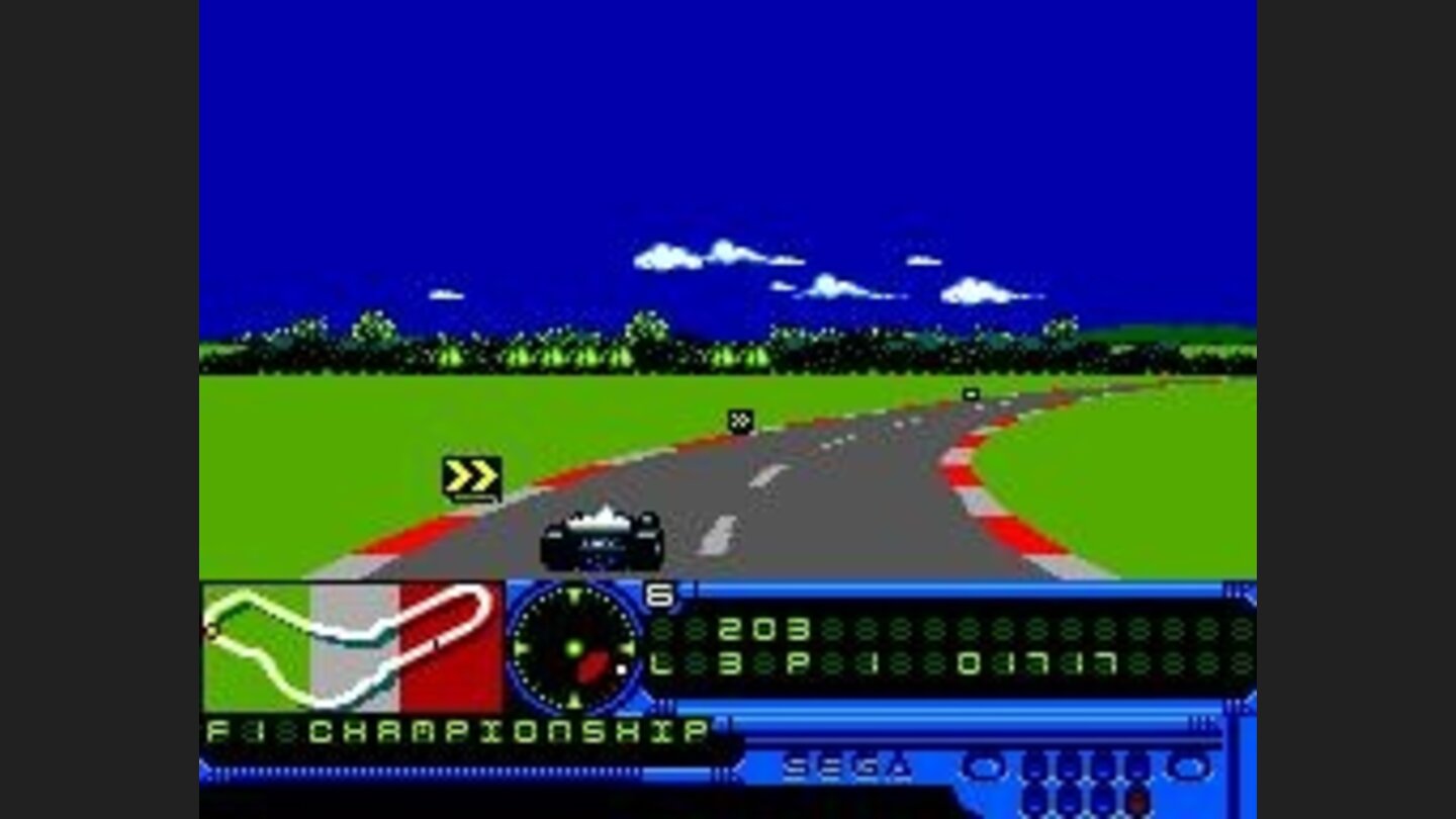 The arrows are trying to tell you to turn right