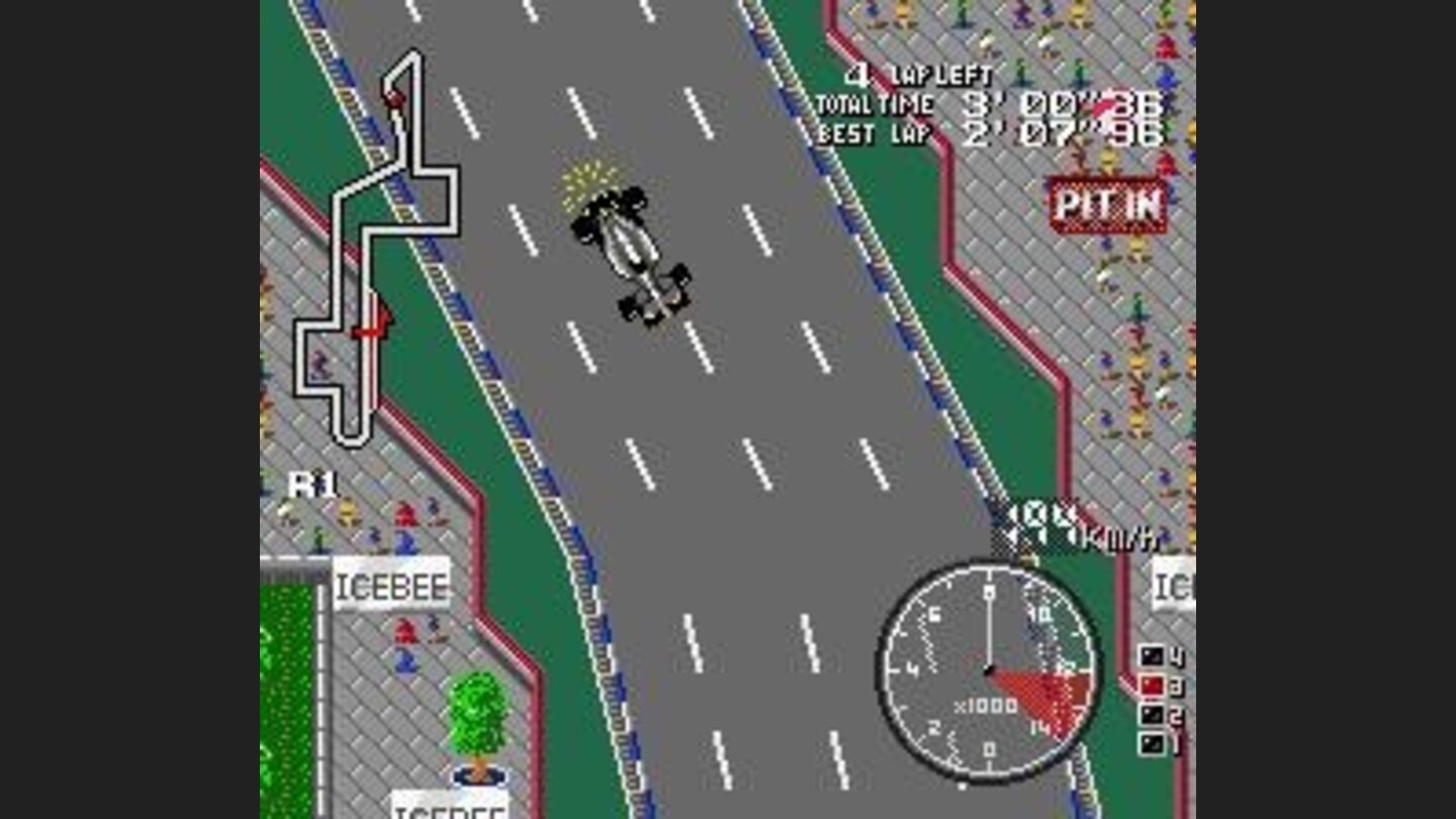 A curvy section of road, as Im called into the pits