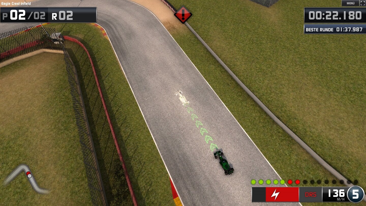 F1 Online: The GameEhre, wem Ehre gebührt: Nach dem Rennen werden die drei besten Fahrer in einer kurzen Sequenz ins Rampenlicht gerückt.