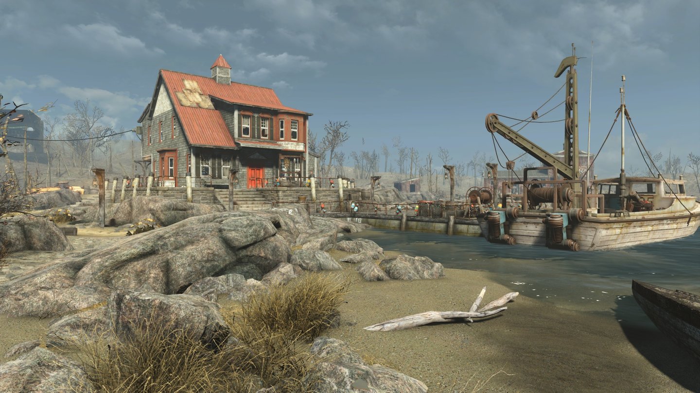 Fallout 4 - Far Harbor:
Das Abenteuer beginnt: Wir besuchen das Nakano-Anwesen im Auftrag der Detektei Valentine.