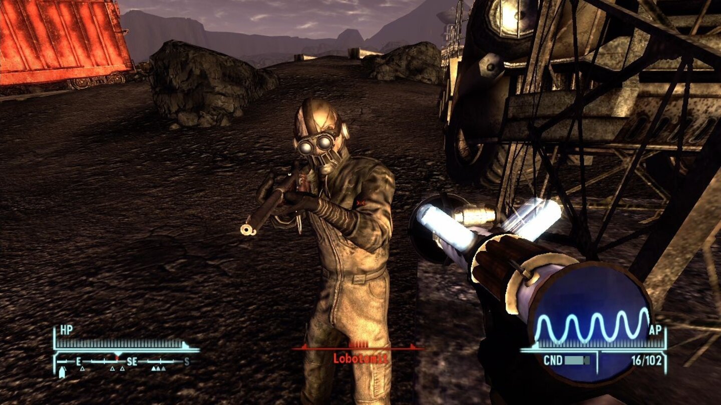 Fallout: New Vegas - Old World BluesDie Lobotomiten greifen uns ohne Vorwarnung an.