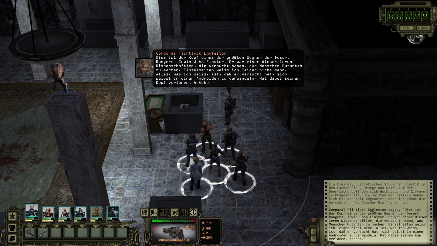 Easter Eggs in Wasteland 2 - FalloutIm von Wasteland inspirierten Rollenspielklassiker Fallout, versuchte ein größenwahnsinniger Wissenschaftler, Menschen in Mutanten zu verwandeln. In Wasteland 2 ist diese Episode in leicht abgewandelter Form ein Teil der Ranger-Geschichte.