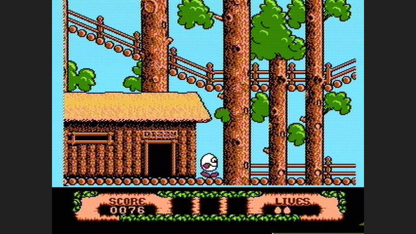 Dizzy explores the land