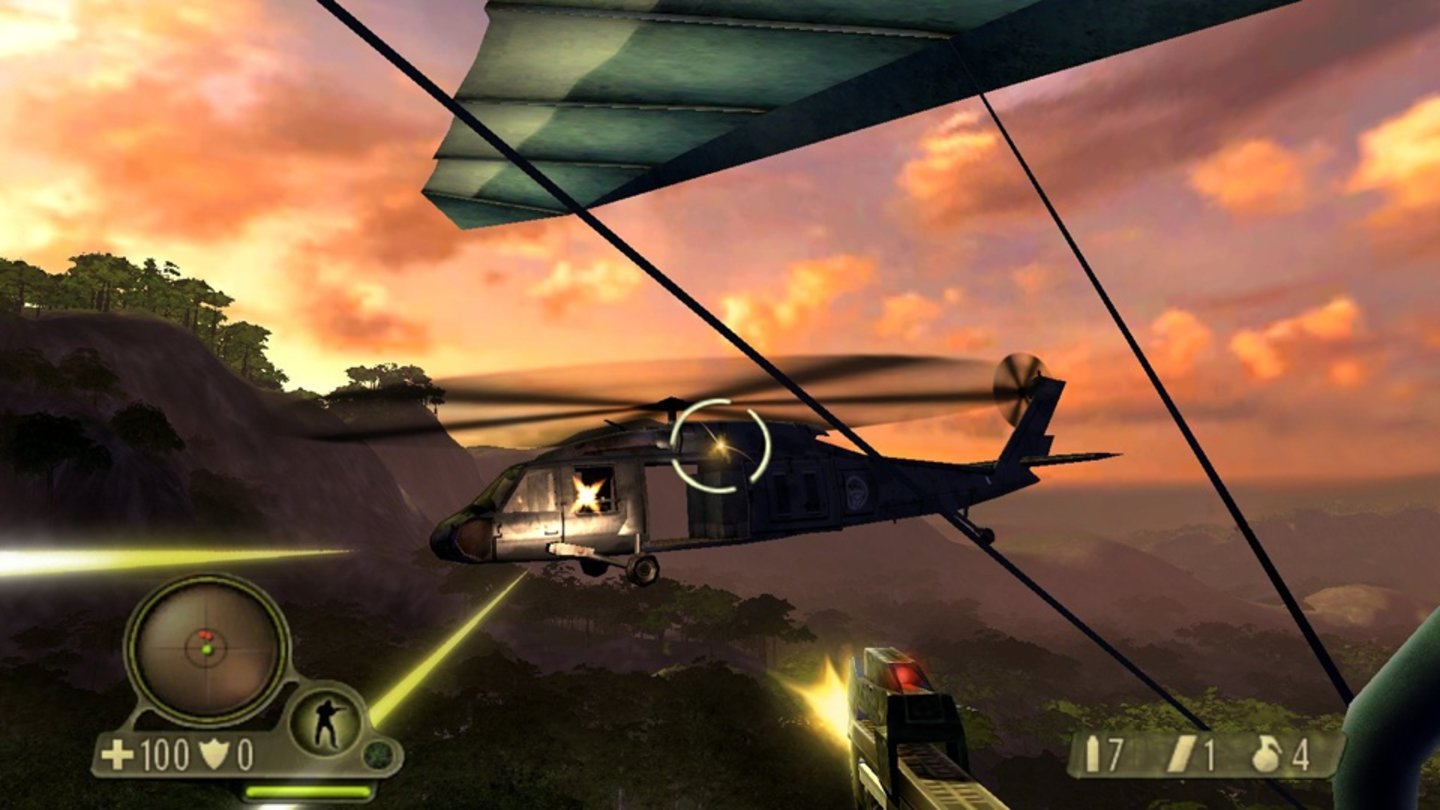 Far Cry Instincts: Evolution (2006)2006 kommt Evolution als Erweiterung für Far Cry Instincts auf den Markt. Neben einigen neuen Waffen wie einem Blasrohr bietet Evolution eine neue Einzelspieler-Kampagne und erweitert den Mehrspieler-Modus um eine Spielvariante und neue Karten.