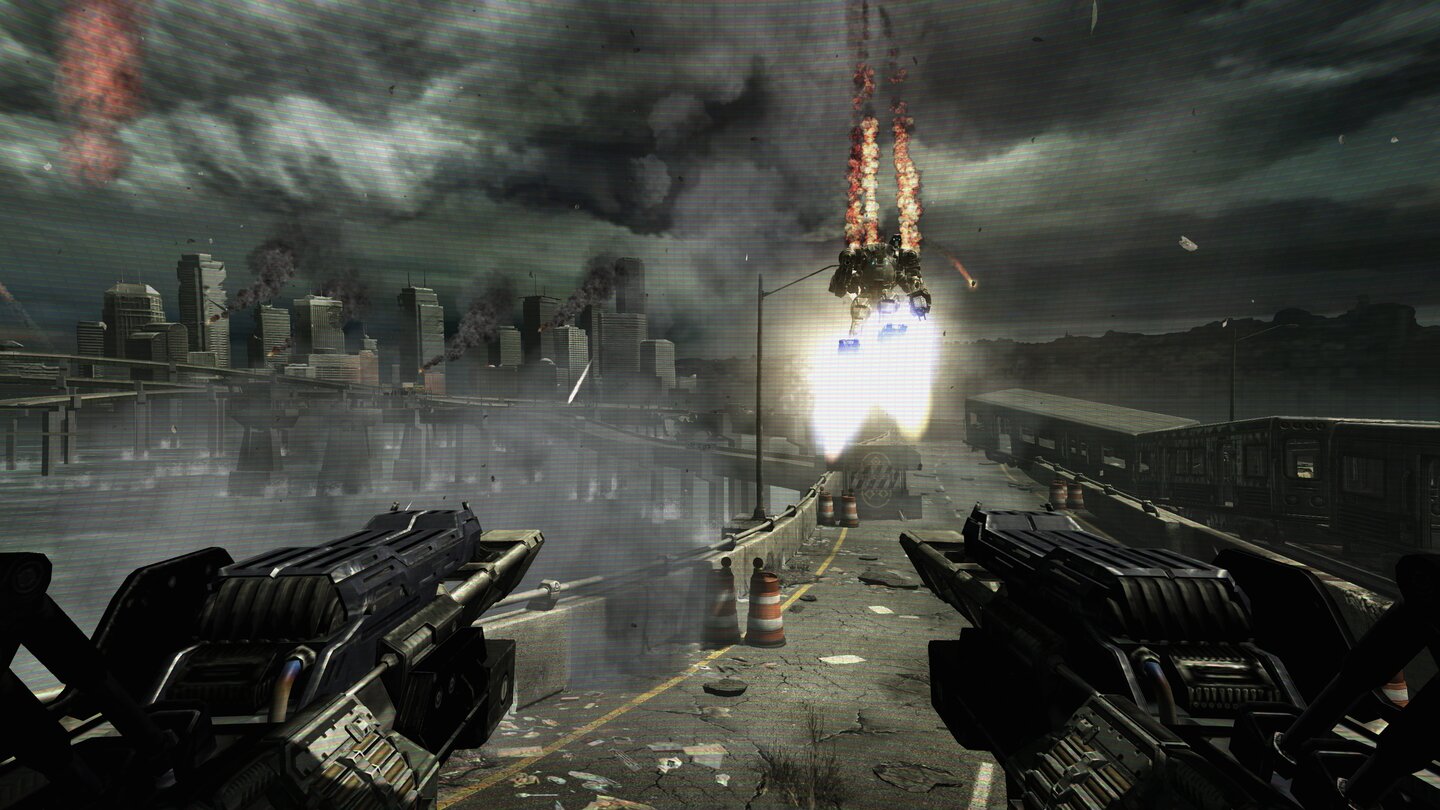 F.E.A.R. 3Mech-Bilder aus der Xbox-360-Version von Fear 3.