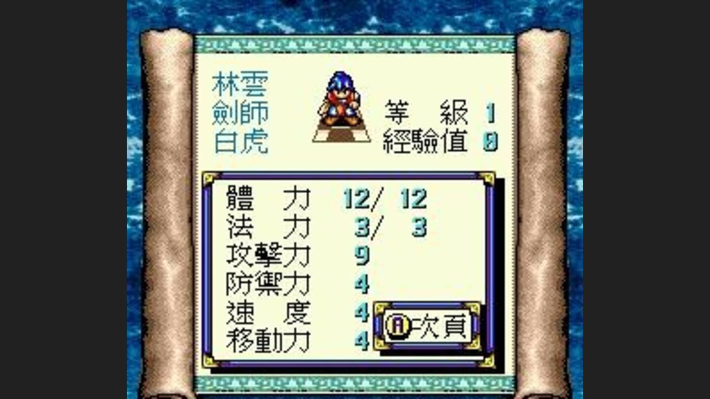 Character information