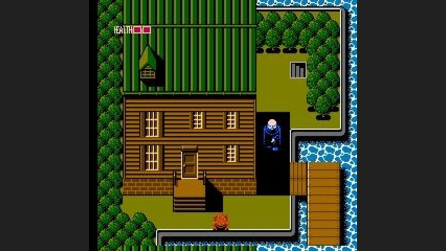 Buildings Such as this are where Addams Family characters are waiting to give you items