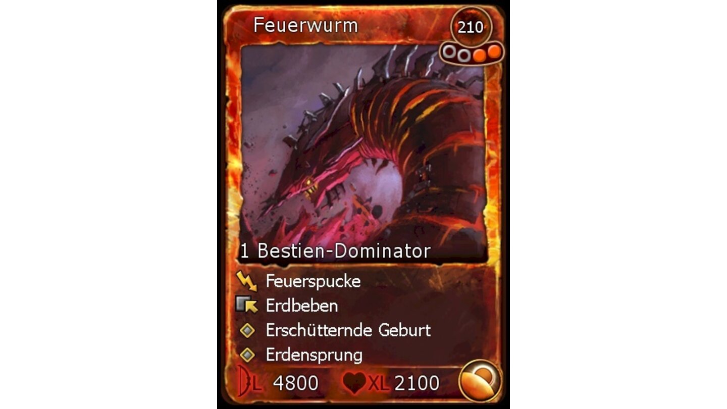 Battleforge - Feuer-Deck: Feuerwurm