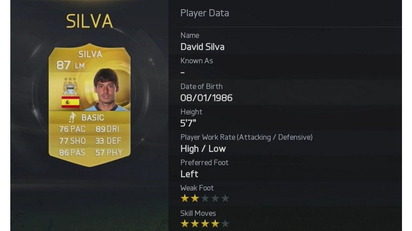 17. David Silva - Manchester City (England)