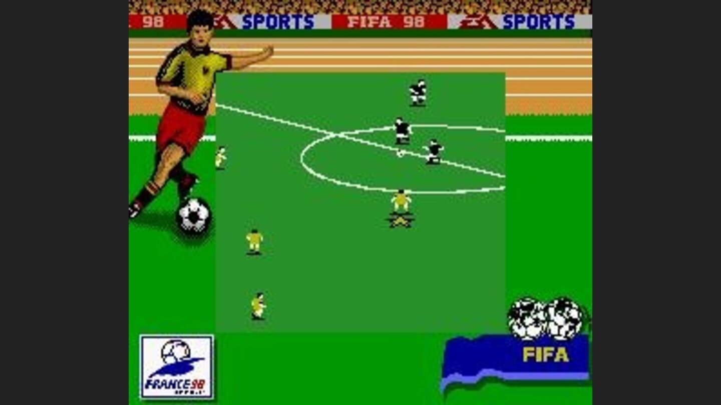 The opening kick-off.