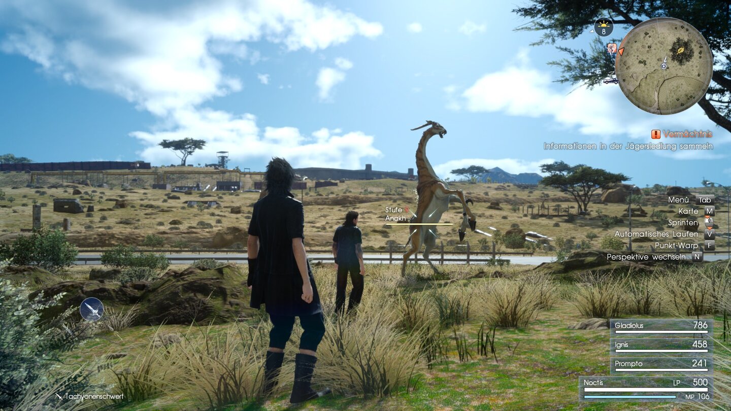 Final Fantasy 15: Windows EditionDie Spielwelt Eos steckt voller toll designter Tiere und bietet an allen Ecken und Enden wunderschöne Panoramen.