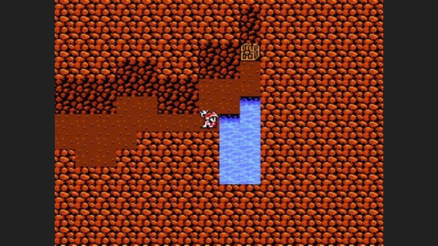 The water restores HP completely