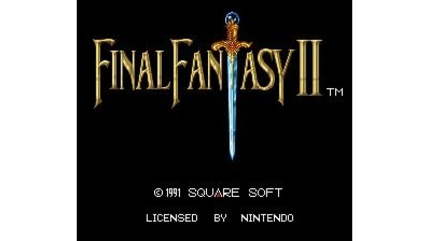 Title screen: US version, Final Fantasy II