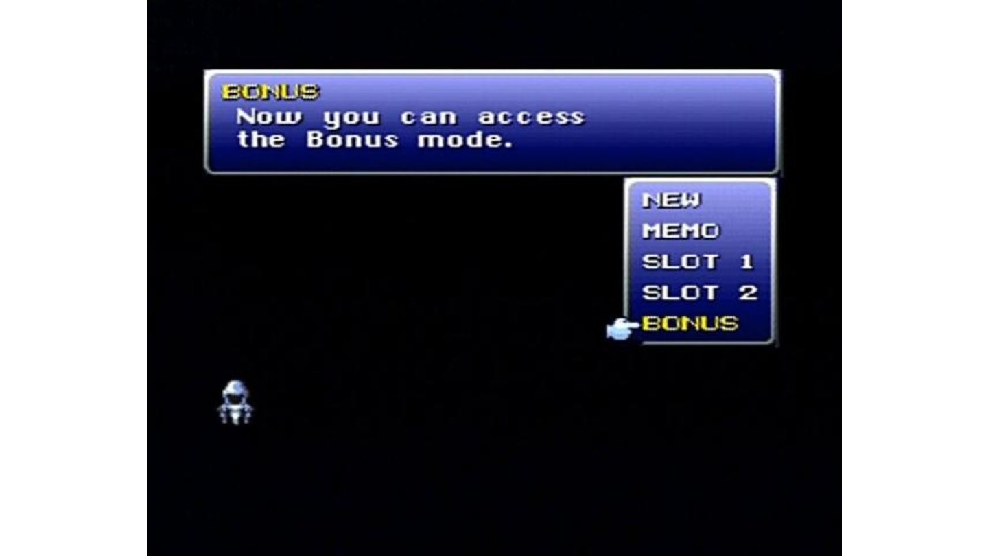 Well, it wouldn't be any fun if PSX version wouldn't have some bonus included in the main menu selection.