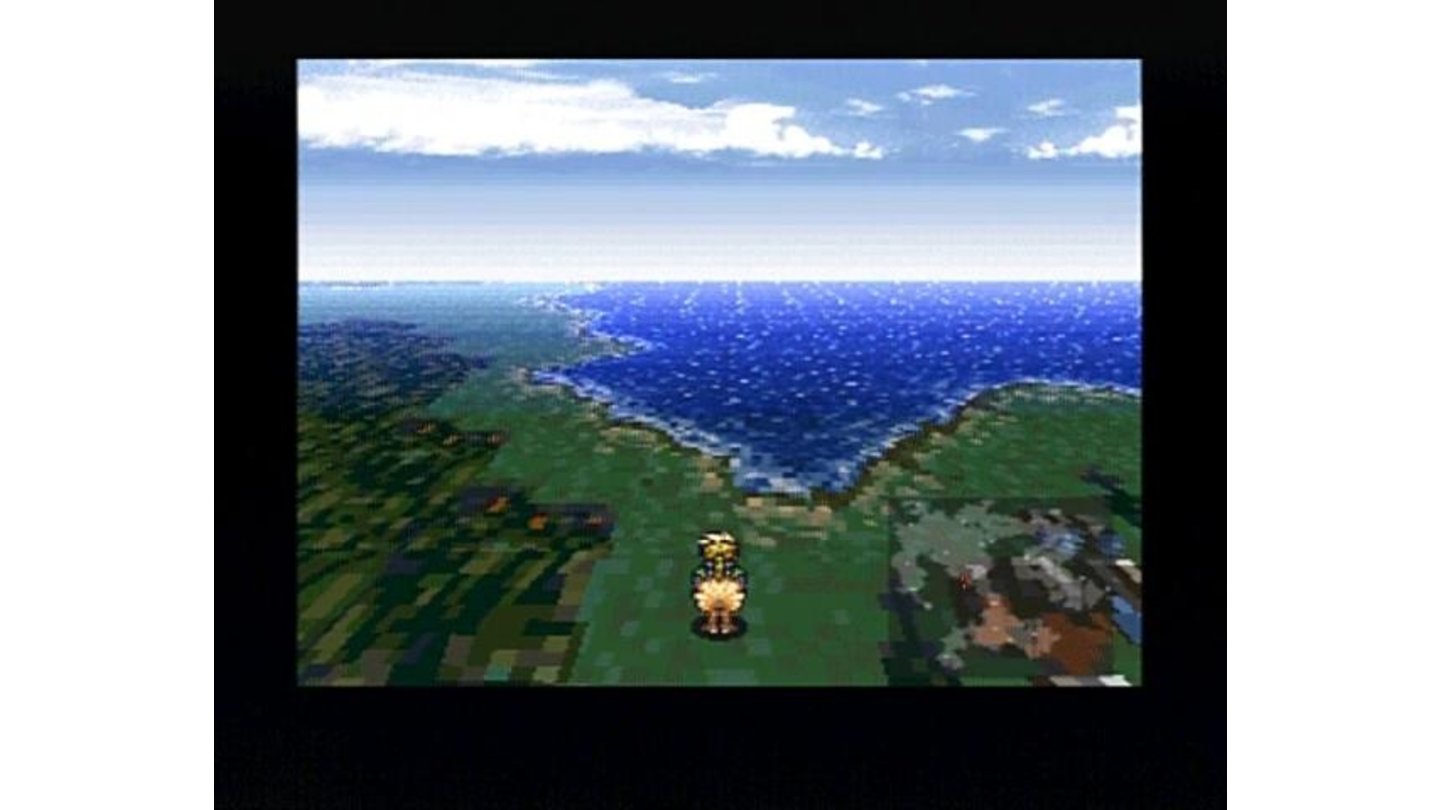 3D graphic is rare to encounter in this game. Riding a chokobo over a world map is always in 3D though. But don't let that confuse you, just use mini map if you get lost.