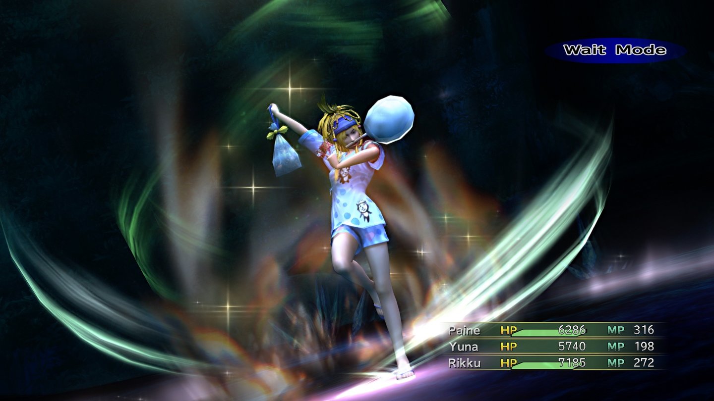 Final Fantasy X /X2 HD RemasterDie unterschiedlichen Kostüme haben besondere Eigenschaften im Kampf.