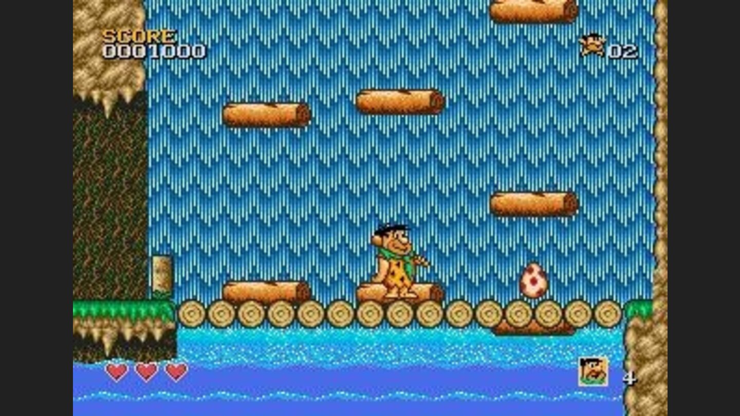 A waterfall and an egg