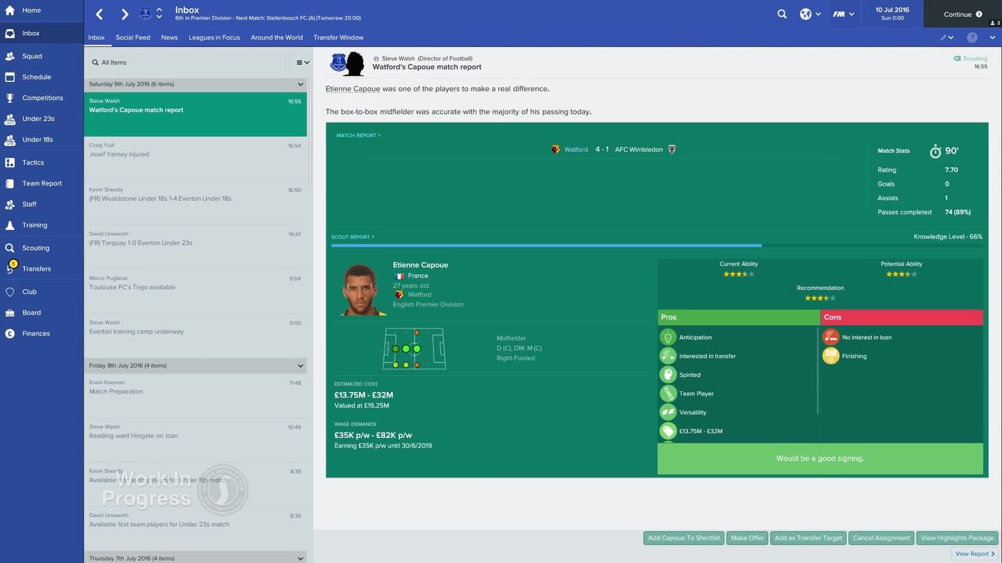 Football Manager 2017 - Screenshot