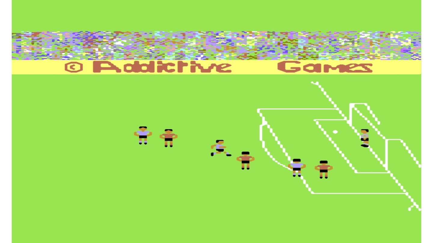 Football, Tactics & GloryDer Urvater aller Fußball-Manager-Spiele, genau genommen der Opa, trug den originellen Titel »Football Manager«. Im Bild die C64-Fassung von 1984.